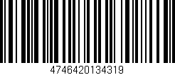 Código de barras (EAN, GTIN, SKU, ISBN): '4746420134319'
