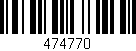 Código de barras (EAN, GTIN, SKU, ISBN): '474770'