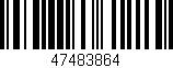 Código de barras (EAN, GTIN, SKU, ISBN): '47483864'