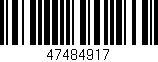 Código de barras (EAN, GTIN, SKU, ISBN): '47484917'
