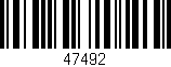 Código de barras (EAN, GTIN, SKU, ISBN): '47492'
