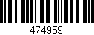 Código de barras (EAN, GTIN, SKU, ISBN): '474959'