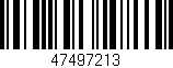 Código de barras (EAN, GTIN, SKU, ISBN): '47497213'