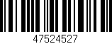 Código de barras (EAN, GTIN, SKU, ISBN): '47524527'