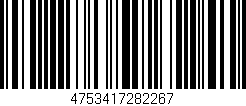 Código de barras (EAN, GTIN, SKU, ISBN): '4753417282267'