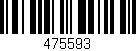 Código de barras (EAN, GTIN, SKU, ISBN): '475593'