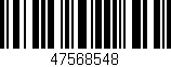 Código de barras (EAN, GTIN, SKU, ISBN): '47568548'