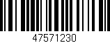 Código de barras (EAN, GTIN, SKU, ISBN): '47571230'