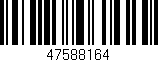Código de barras (EAN, GTIN, SKU, ISBN): '47588164'