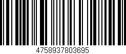 Código de barras (EAN, GTIN, SKU, ISBN): '4758937803695'