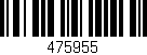 Código de barras (EAN, GTIN, SKU, ISBN): '475955'