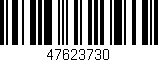 Código de barras (EAN, GTIN, SKU, ISBN): '47623730'