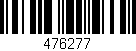 Código de barras (EAN, GTIN, SKU, ISBN): '476277'