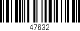 Código de barras (EAN, GTIN, SKU, ISBN): '47632'
