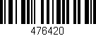 Código de barras (EAN, GTIN, SKU, ISBN): '476420'