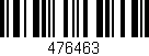 Código de barras (EAN, GTIN, SKU, ISBN): '476463'