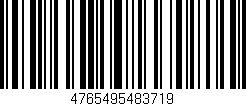 Código de barras (EAN, GTIN, SKU, ISBN): '4765495483719'