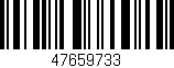 Código de barras (EAN, GTIN, SKU, ISBN): '47659733'