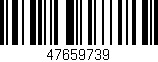 Código de barras (EAN, GTIN, SKU, ISBN): '47659739'
