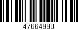 Código de barras (EAN, GTIN, SKU, ISBN): '47664990'