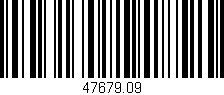 Código de barras (EAN, GTIN, SKU, ISBN): '47679.09'