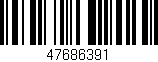 Código de barras (EAN, GTIN, SKU, ISBN): '47686391'