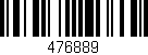 Código de barras (EAN, GTIN, SKU, ISBN): '476889'