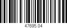 Código de barras (EAN, GTIN, SKU, ISBN): '47695.04'