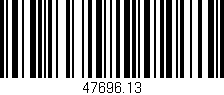 Código de barras (EAN, GTIN, SKU, ISBN): '47696.13'