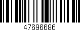 Código de barras (EAN, GTIN, SKU, ISBN): '47696686'