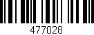 Código de barras (EAN, GTIN, SKU, ISBN): '477028'