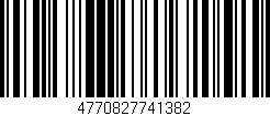 Código de barras (EAN, GTIN, SKU, ISBN): '4770827741382'