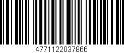 Código de barras (EAN, GTIN, SKU, ISBN): '4771122037866'