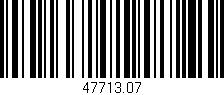 Código de barras (EAN, GTIN, SKU, ISBN): '47713.07'