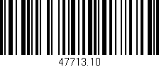 Código de barras (EAN, GTIN, SKU, ISBN): '47713.10'
