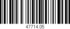 Código de barras (EAN, GTIN, SKU, ISBN): '47714.05'