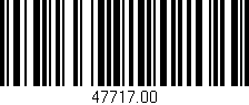 Código de barras (EAN, GTIN, SKU, ISBN): '47717.00'