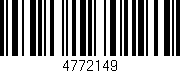 Código de barras (EAN, GTIN, SKU, ISBN): '4772149'