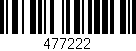 Código de barras (EAN, GTIN, SKU, ISBN): '477222'