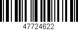 Código de barras (EAN, GTIN, SKU, ISBN): '47724622'