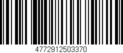 Código de barras (EAN, GTIN, SKU, ISBN): '4772912503370'
