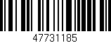 Código de barras (EAN, GTIN, SKU, ISBN): '47731185'