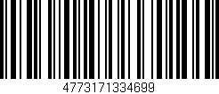 Código de barras (EAN, GTIN, SKU, ISBN): '4773171334699'