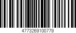 Código de barras (EAN, GTIN, SKU, ISBN): '4773269100779'