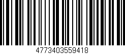Código de barras (EAN, GTIN, SKU, ISBN): '4773403559418'