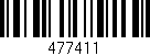 Código de barras (EAN, GTIN, SKU, ISBN): '477411'