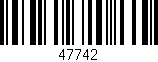 Código de barras (EAN, GTIN, SKU, ISBN): '47742'