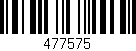 Código de barras (EAN, GTIN, SKU, ISBN): '477575'