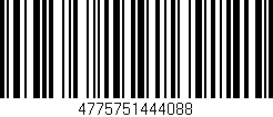 Código de barras (EAN, GTIN, SKU, ISBN): '4775751444088'