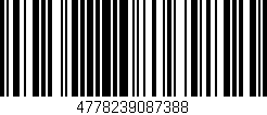 Código de barras (EAN, GTIN, SKU, ISBN): '4778239087388'